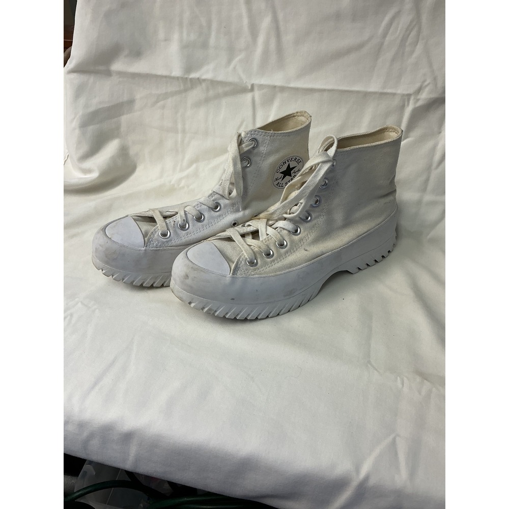 Converse Chuck Taylor All Star Lugged 2.0 High Top White Platform A00871C Mens 7